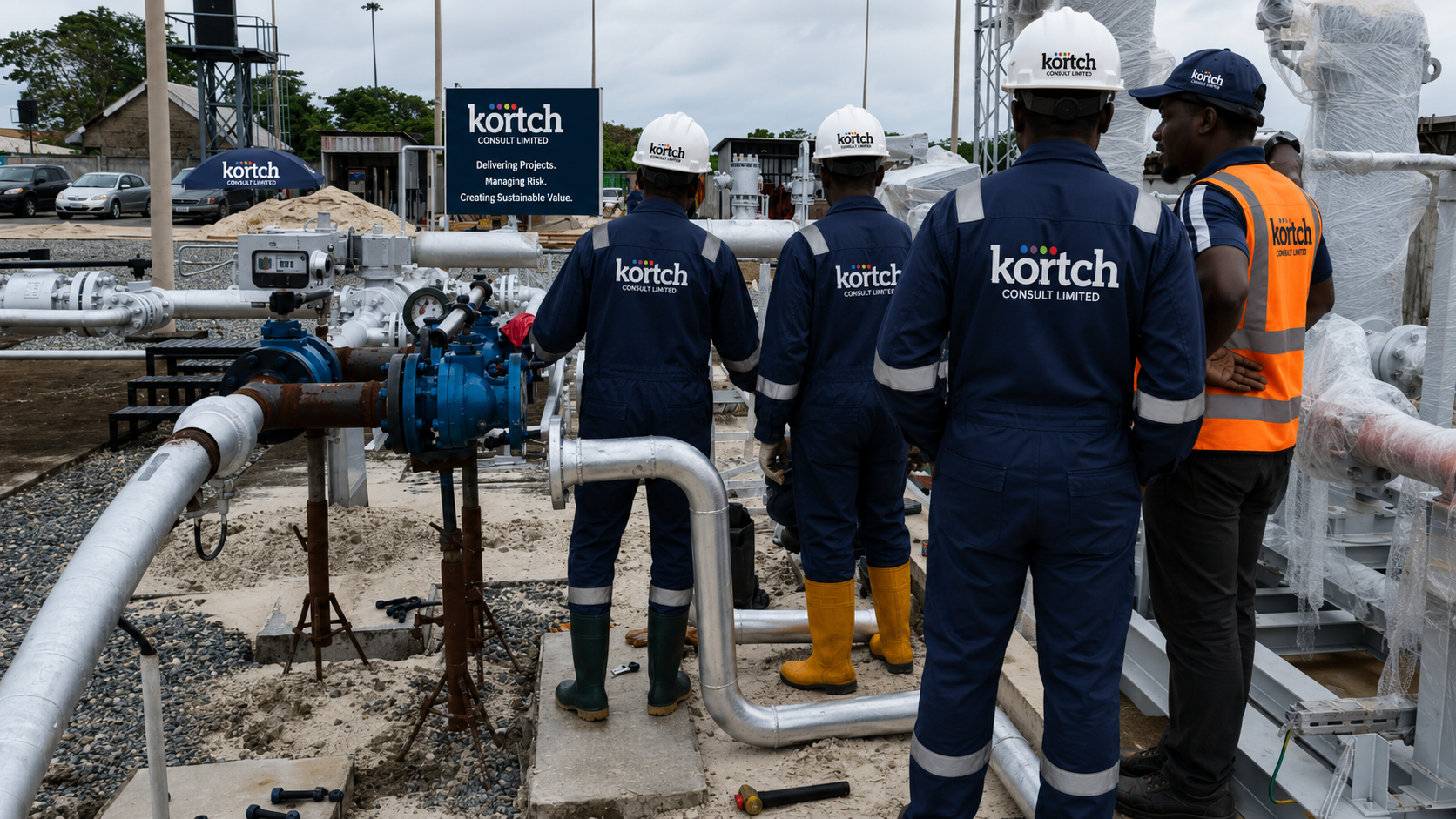 Installation of metering skid